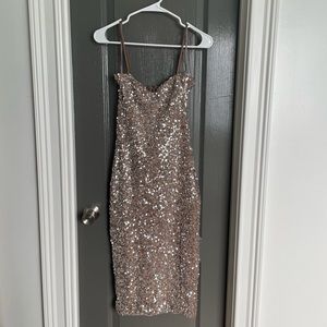 JLuxLabel Sequin Bodycon Midi Dress